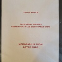 Vesper Boat Club news clippings album